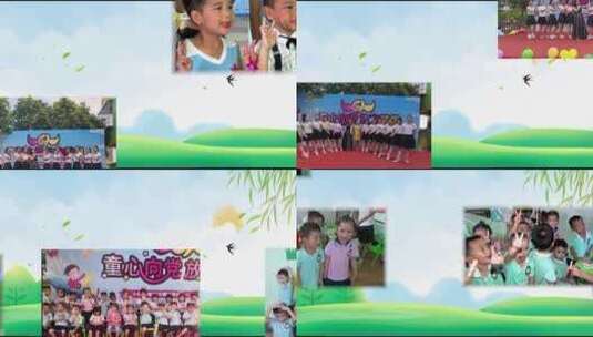 博雅美幼儿园六一儿童节文艺汇演高清在线视频素材下载