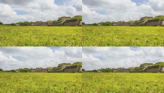 墨西哥蒙特阿尔班的萨波特克古金字塔高清在线视频素材下载
