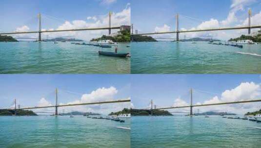 跨海大桥延时高清在线视频素材下载