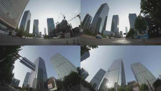 北京丽泽商务区建设中高清在线视频素材下载