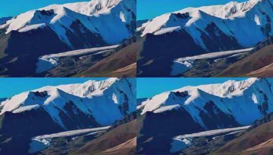 雪山和冰川高清在线视频素材下载