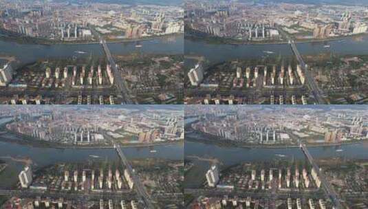 吉林市城市建筑风光航拍高清在线视频素材下载