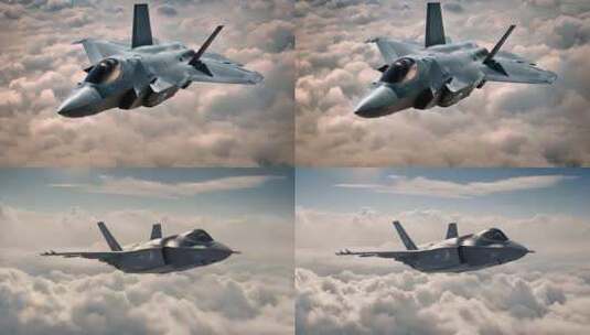 F35战斗机高清在线视频素材下载