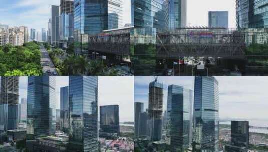 深圳中海油大厦高清在线视频素材下载