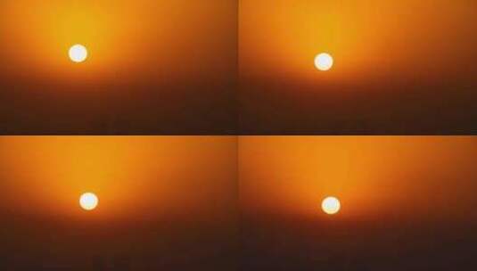 10K太阳下山日落自然现象延时高清在线视频素材下载
