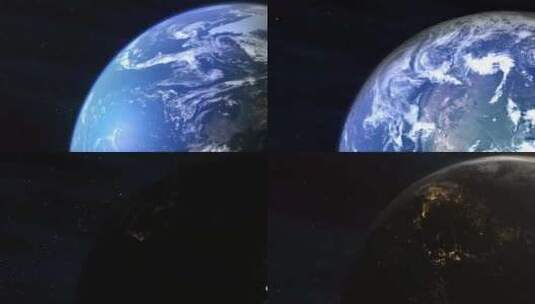地球自转高清在线视频素材下载