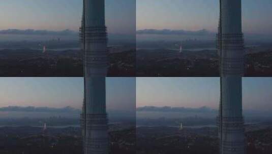 伊斯坦布尔摩天大楼，伊斯坦布尔从上面，伊高清在线视频素材下载