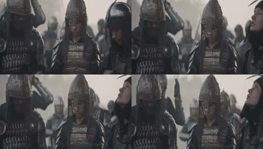 骑士，盔甲，十字军东征，骑士高清在线视频素材下载