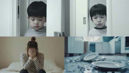 家庭暴力 遭受家暴高清在线视频素材下载