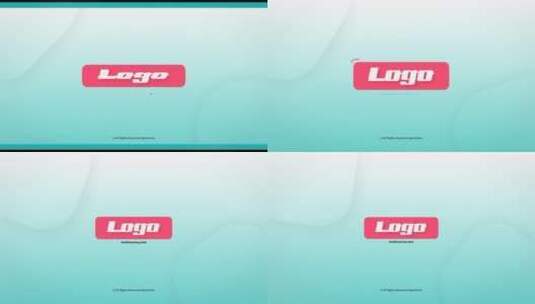 平滑网格标志LOGO展示AE模板高清AE视频素材下载