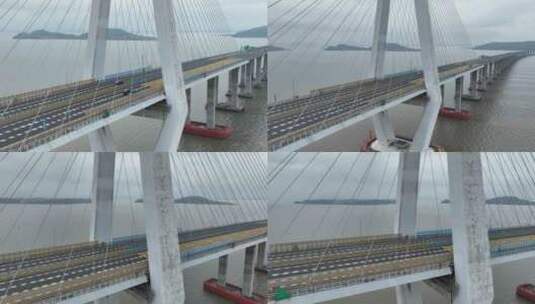 玉环跨海大桥高清在线视频素材下载