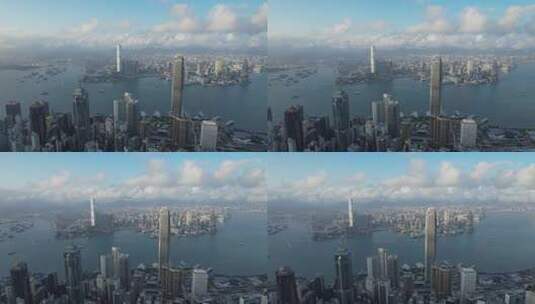 香港维多利亚港风景高清在线视频素材下载