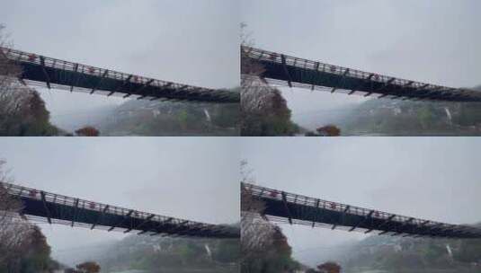 四渡赤水河纪念桥变焦高清在线视频素材下载