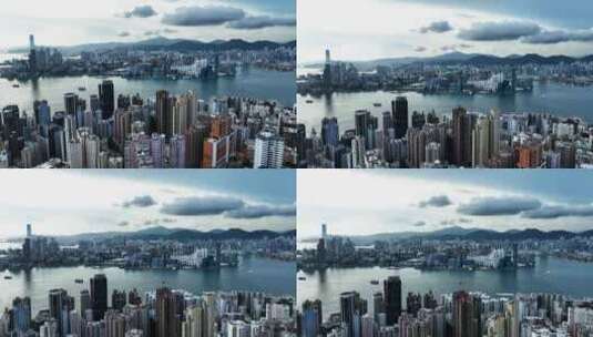 香港城市宣传片地标建筑CBD港岛高清在线视频素材下载