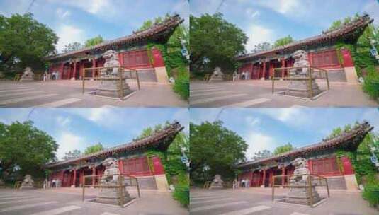 北京大学校门延时4K高清在线视频素材下载