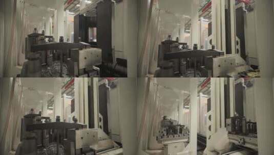 工厂里快速运作的机器高清在线视频素材下载