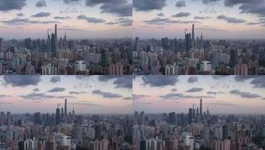 上海城市航拍高清在线视频素材下载