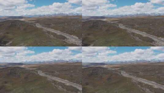 四川甘孜高原自驾航拍高清在线视频素材下载
