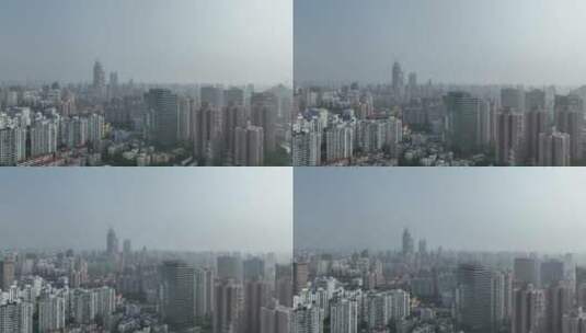 上海浦西徐汇区航拍高清在线视频素材下载