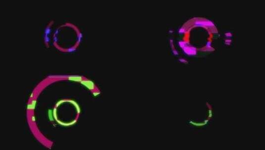 4K霓虹发光图形闪烁故障效果循环素材 (19)高清在线视频素材下载