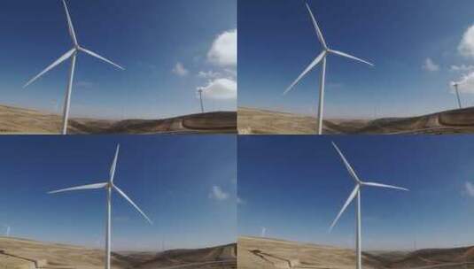 用于农业领域电力生产的风车高清在线视频素材下载