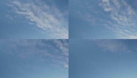 实拍蓝天下的白云高清在线视频素材下载