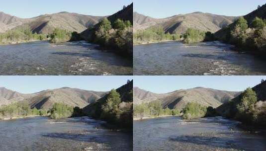 可可托海的河流高清在线视频素材下载