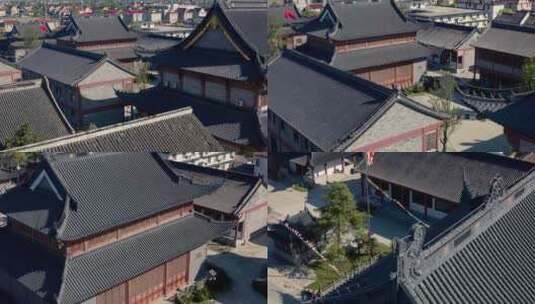 崇明岛寺庙高清在线视频素材下载