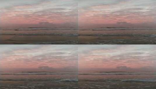 日落的海边美景高清在线视频素材下载