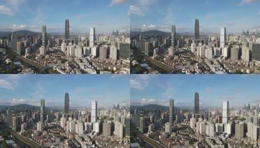 深圳罗湖区全景3高清在线视频素材下载