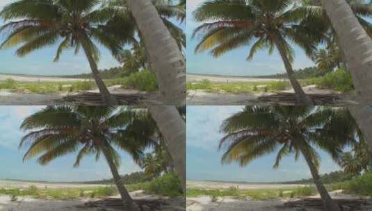热带海滩景观高清在线视频素材下载
