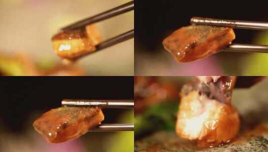 【镜头合集】鱼块烤鱼红烧鱼高清在线视频素材下载