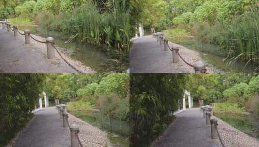 武汉硚口区园博园园风景高清在线视频素材下载
