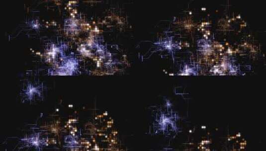 4k数字电路纹理高科技循环视频素材 (6)高清在线视频素材下载