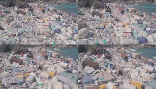 海洋垃圾高清在线视频素材下载