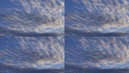 在蓝天上移动的云高清在线视频素材下载