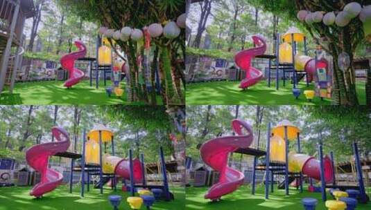 幼儿园优美的环境空镜头高清在线视频素材下载