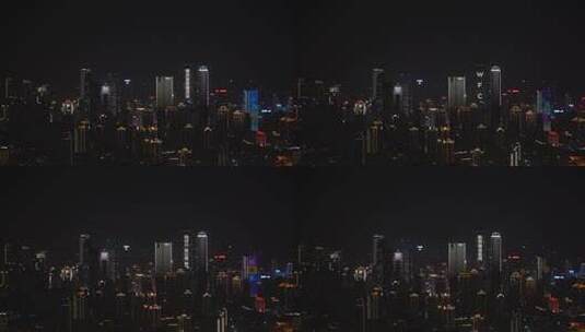 南山看重庆夜景渝中区夜景实拍素材视频高清在线视频素材下载
