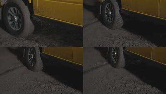抢险救援车辆轮胎高清在线视频素材下载