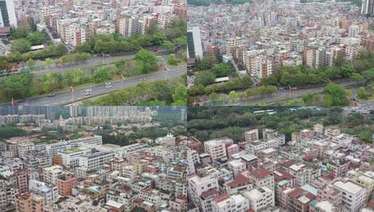 深圳最大城中村---白石州高清在线视频素材下载