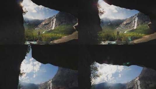【4K】神秘山洞高清在线视频素材下载