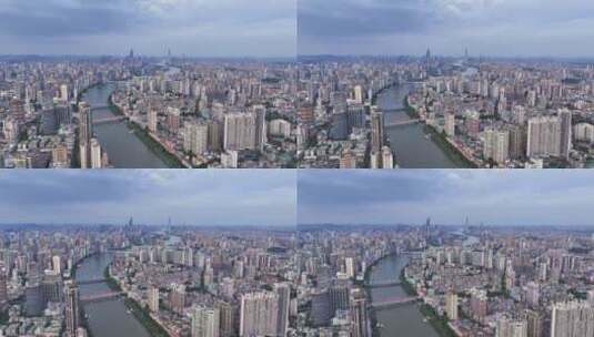 广州全景航拍高清在线视频素材下载