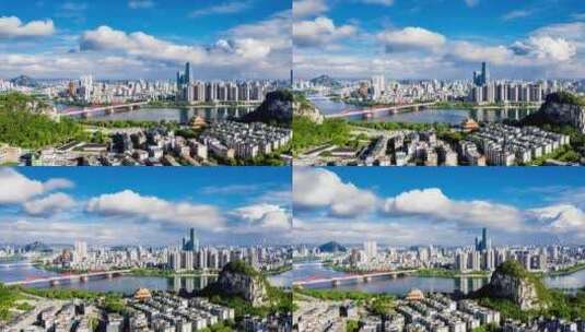柳州城市风光延时高清在线视频素材下载