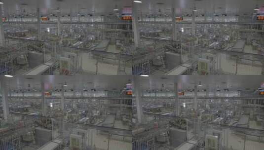牛奶生产线 蒙牛工厂高清在线视频素材下载