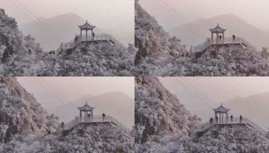 中国广东省清远市连山金子山景区高清在线视频素材下载