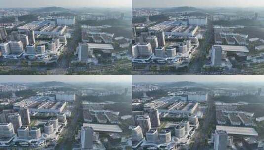 广州科学城航拍国家技术创新中心高新技术区高清在线视频素材下载