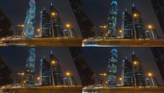 北京城市夜景繁华都市高清在线视频素材下载