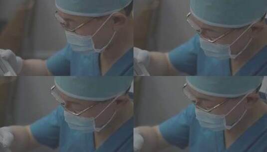 整容医院医生做手术特写高清在线视频素材下载