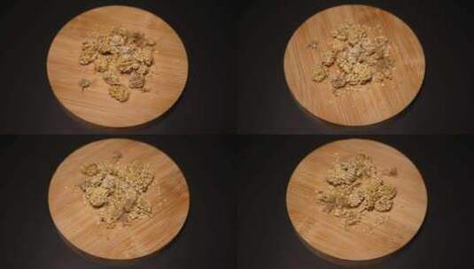 黍子粗粮麦子高粱谷物小米黄米高清在线视频素材下载