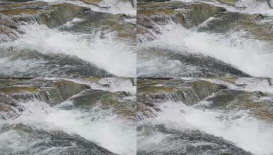 山谷河床的流动诗篇：水流慢镜之美高清在线视频素材下载
